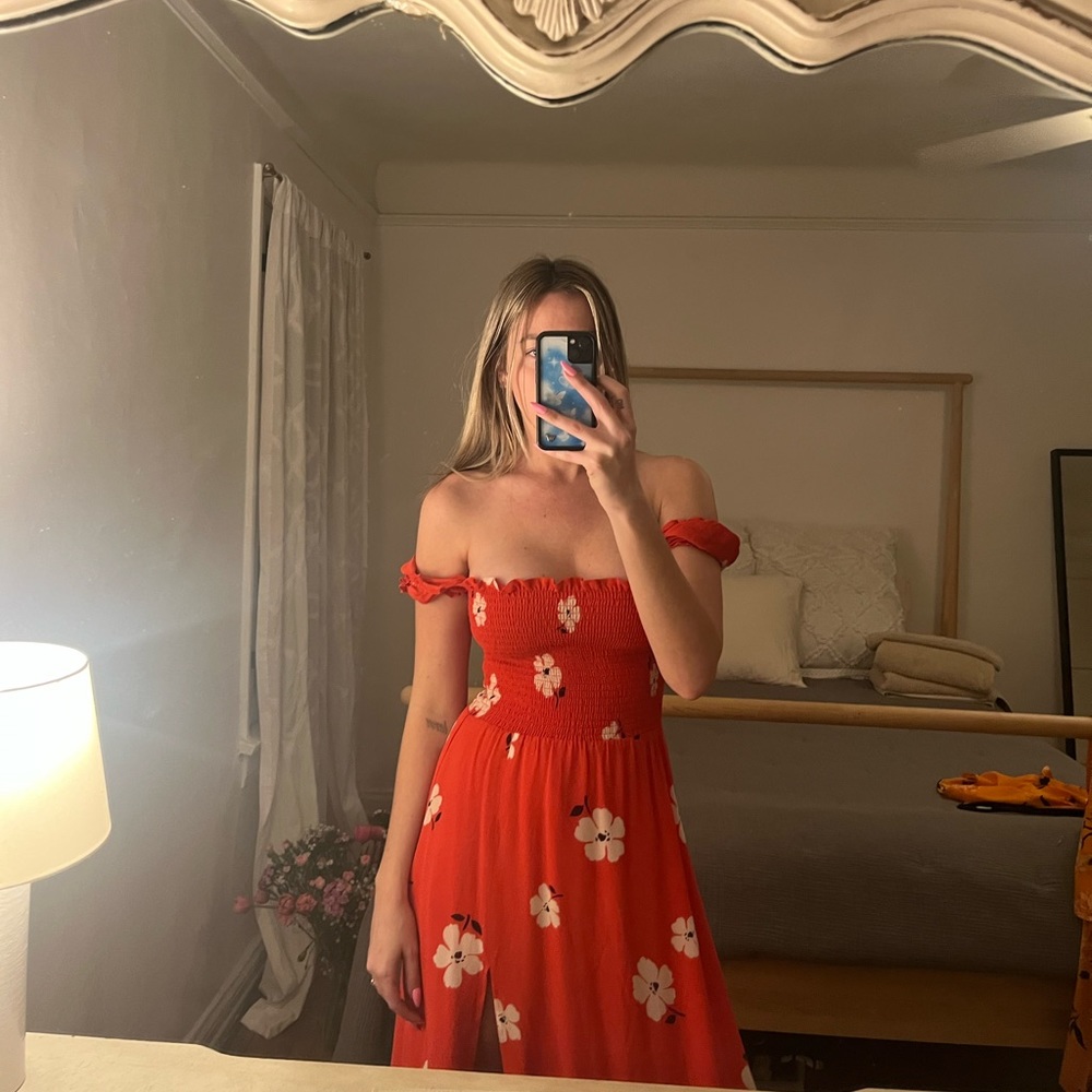 reformation midi dress